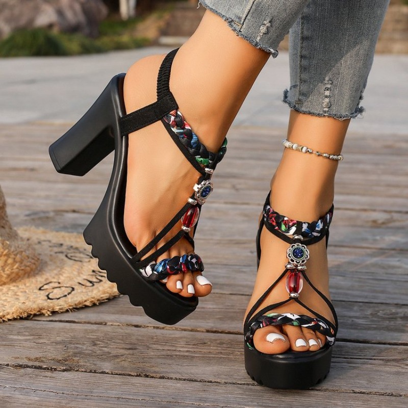 Ethnic Fashion In - 2026 Neuer Sommerstil Damen Ethno-Style Sandalen