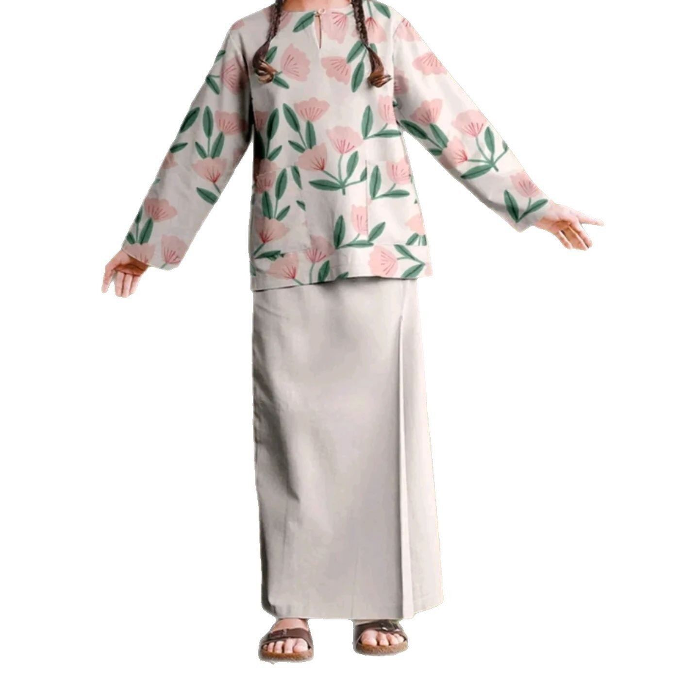 Ethnic Wear - Kinder-Buddy-Set: Ethnische Bühnenkostüme für grenzüberschreitende Aufführungen