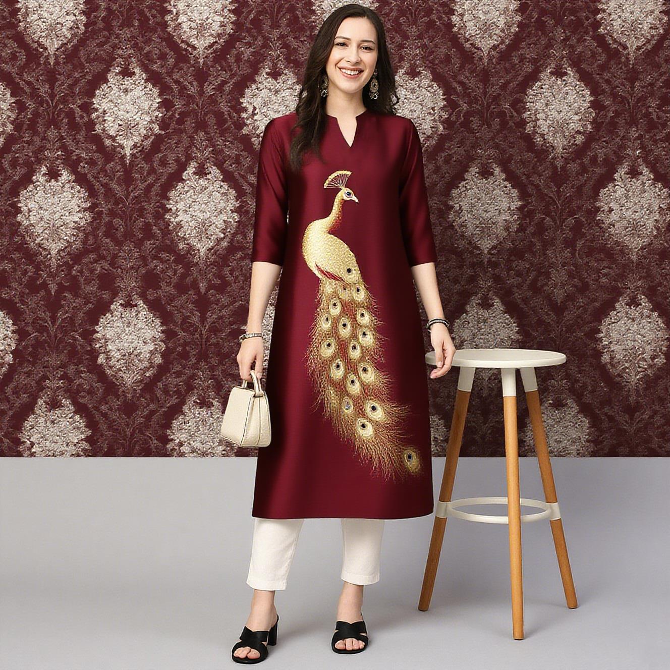 Pfau Damen Kurt Casual Fashion – Ethnic Fashion Kurtis Bewertung und Preis