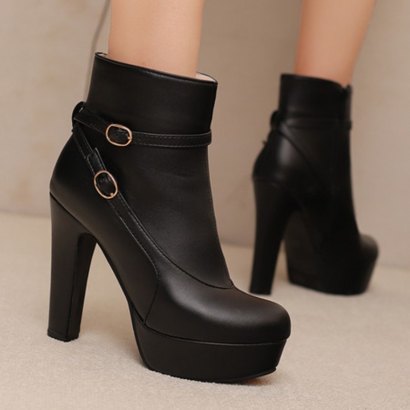 Mode Plattform Stiefel Frauen  – Ethnic Fashion In Bewertung und Preis