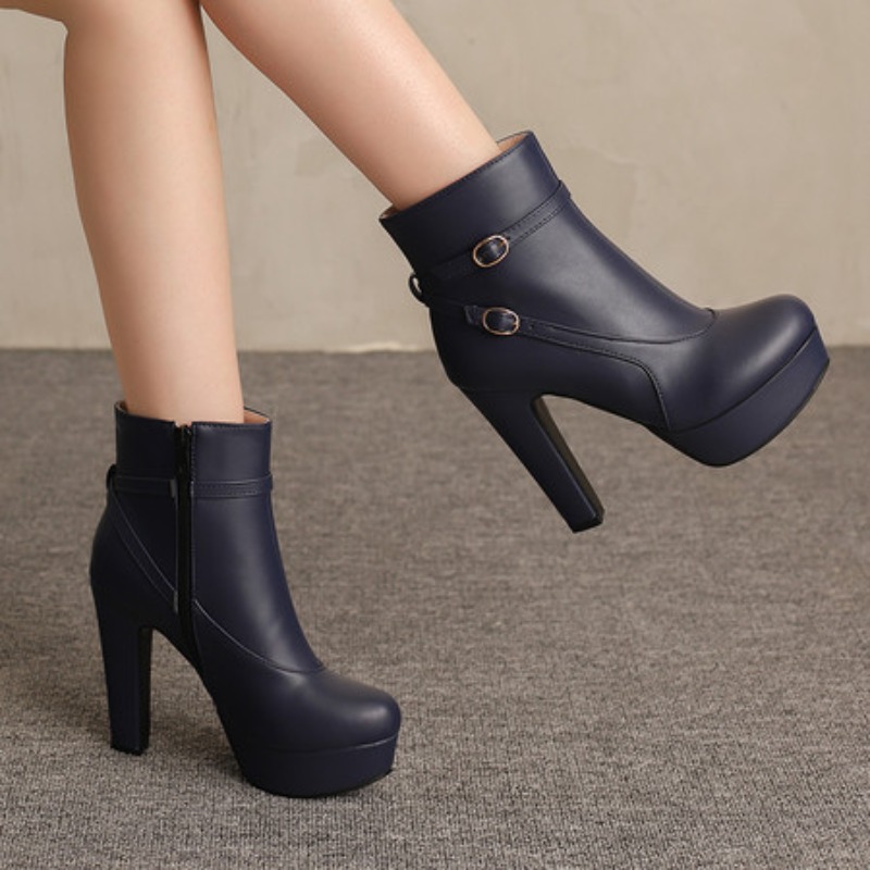 Mode Plattform Stiefel Frauen  – Ethnic Fashion In Bewertung und Preis