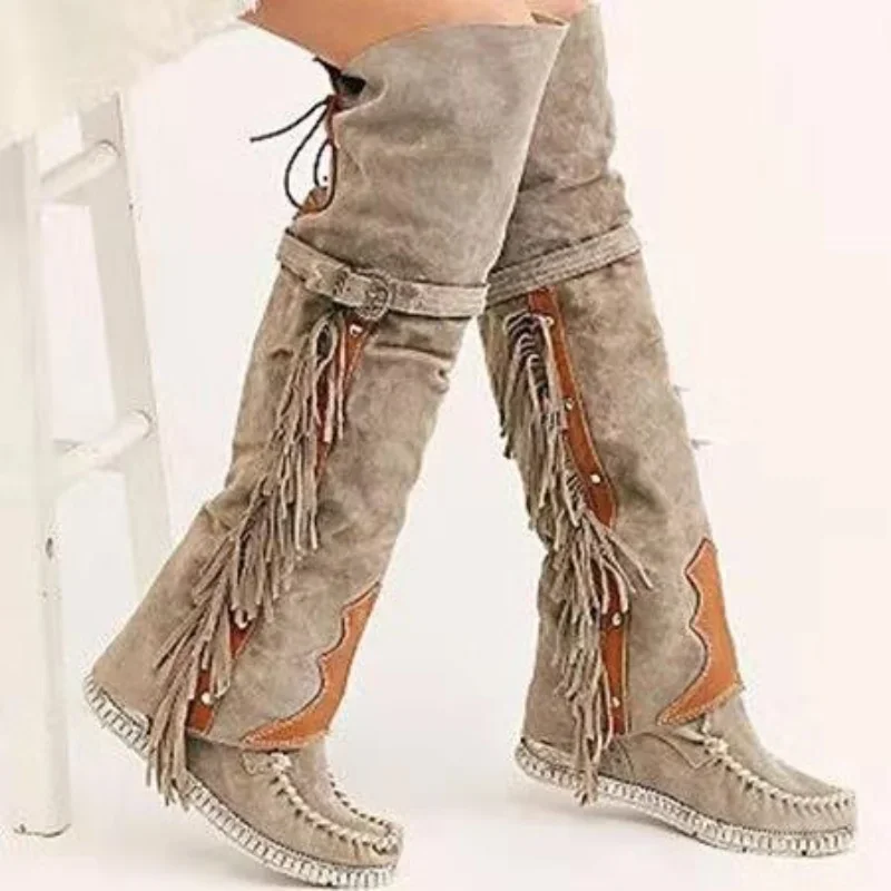 Mode Böhmen Knie-länge Frauen  – Ethnic Fashion In Bewertung und Preis