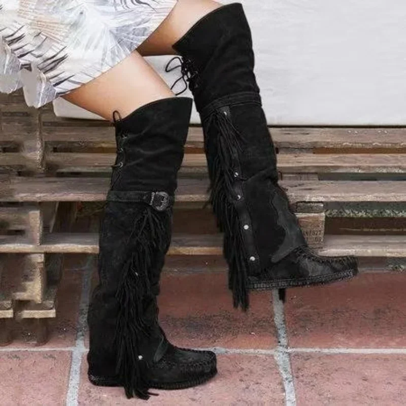 Mode Böhmen Knie-länge Frauen  – Ethnic Fashion In Bewertung und Preis