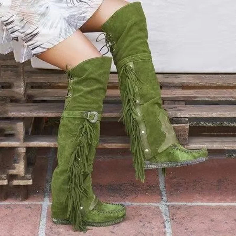 Mode Böhmen Knie-länge Frauen  – Ethnic Fashion In Bewertung und Preis