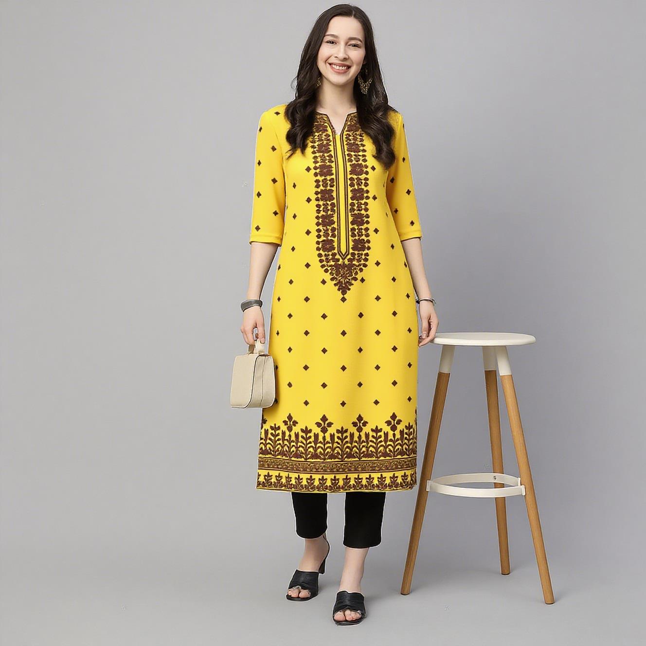 Muslimische Kurt Blumen Damenm – Ethnic Fashion Kurtis Bewertung und Preis