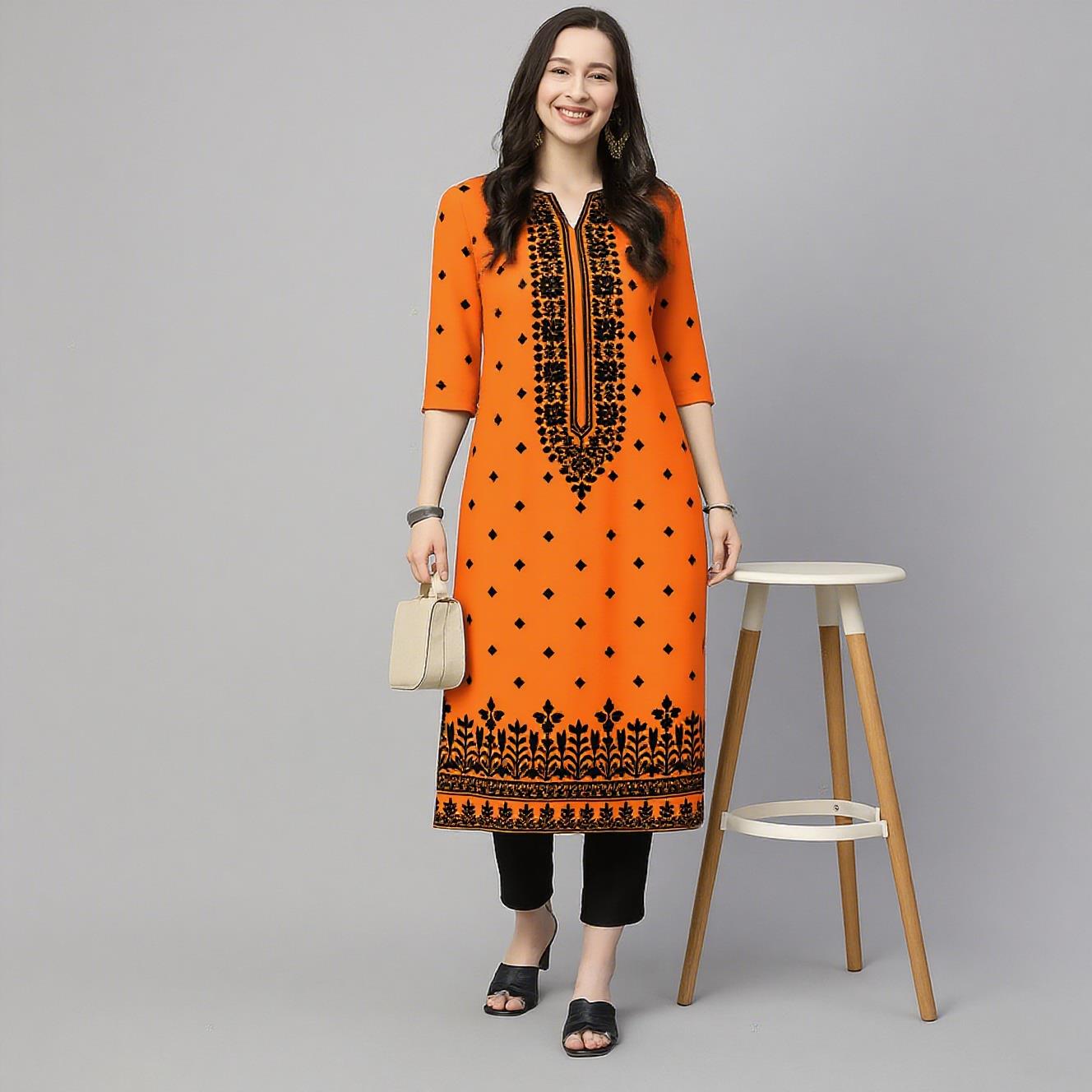 Muslimische Kurt Blumen Damenm – Ethnic Fashion Kurtis Bewertung und Preis