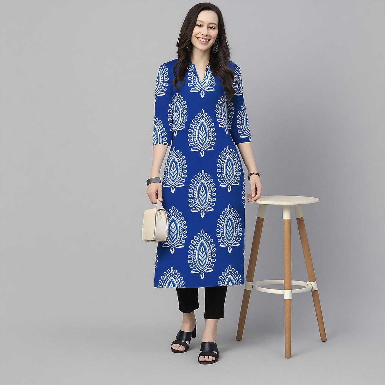 Muslimische Kurt Blumen Damenm – Ethnic Fashion Kurtis Bewertung und Preis