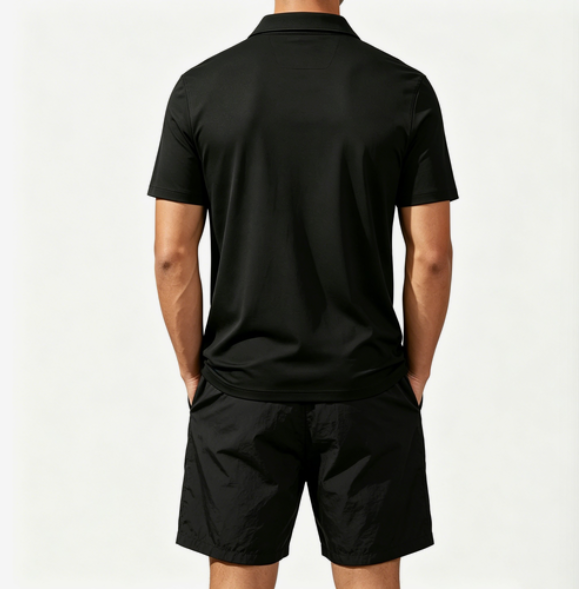 Herren Kurzarm-Poloshirt-Set,  – Ethnic Wear Bewertung und Preis