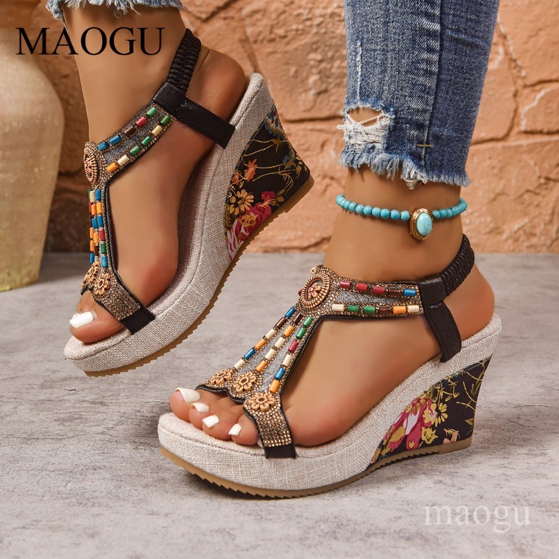 Boho Perlenverzierte Blumen-Ke – Ethnic Fashion In Bewertung und Preis