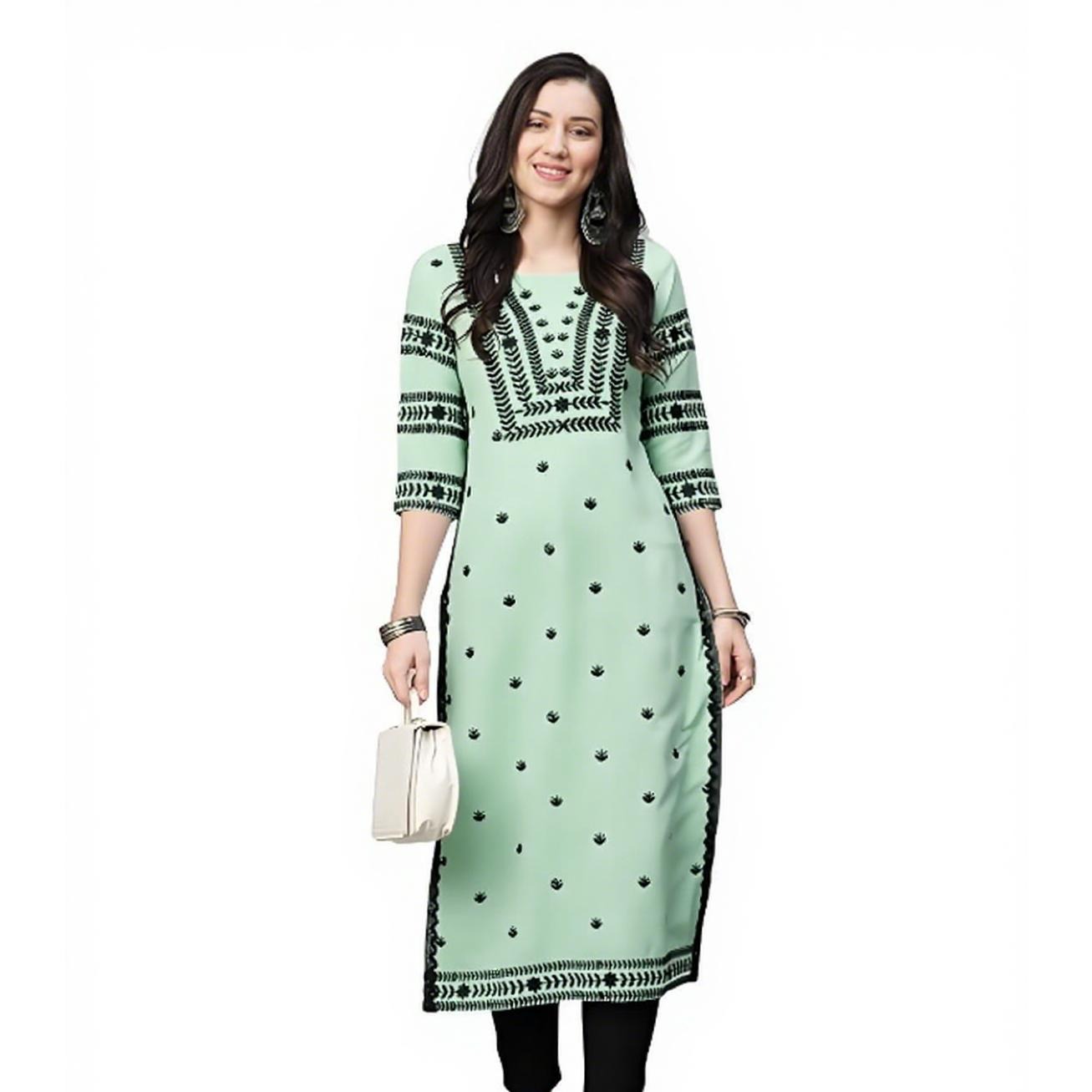 Muslimische Kurt-Blumen-Damenm – Ethnic Fashion Kurtis Bewertung und Preis