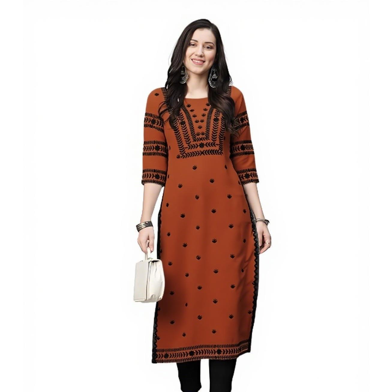 Muslimische Kurt-Blumen-Damenm – Ethnic Fashion Kurtis Bewertung und Preis