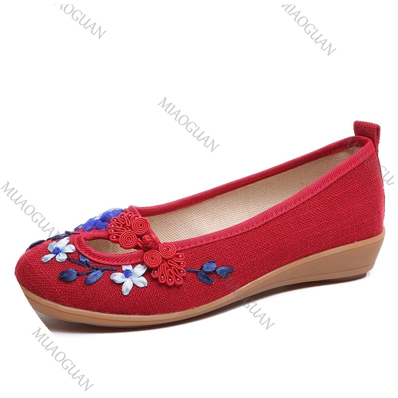 Bestickte Damen-Komfort-Keilab – Ethnic Fashion In Bewertung und Preis