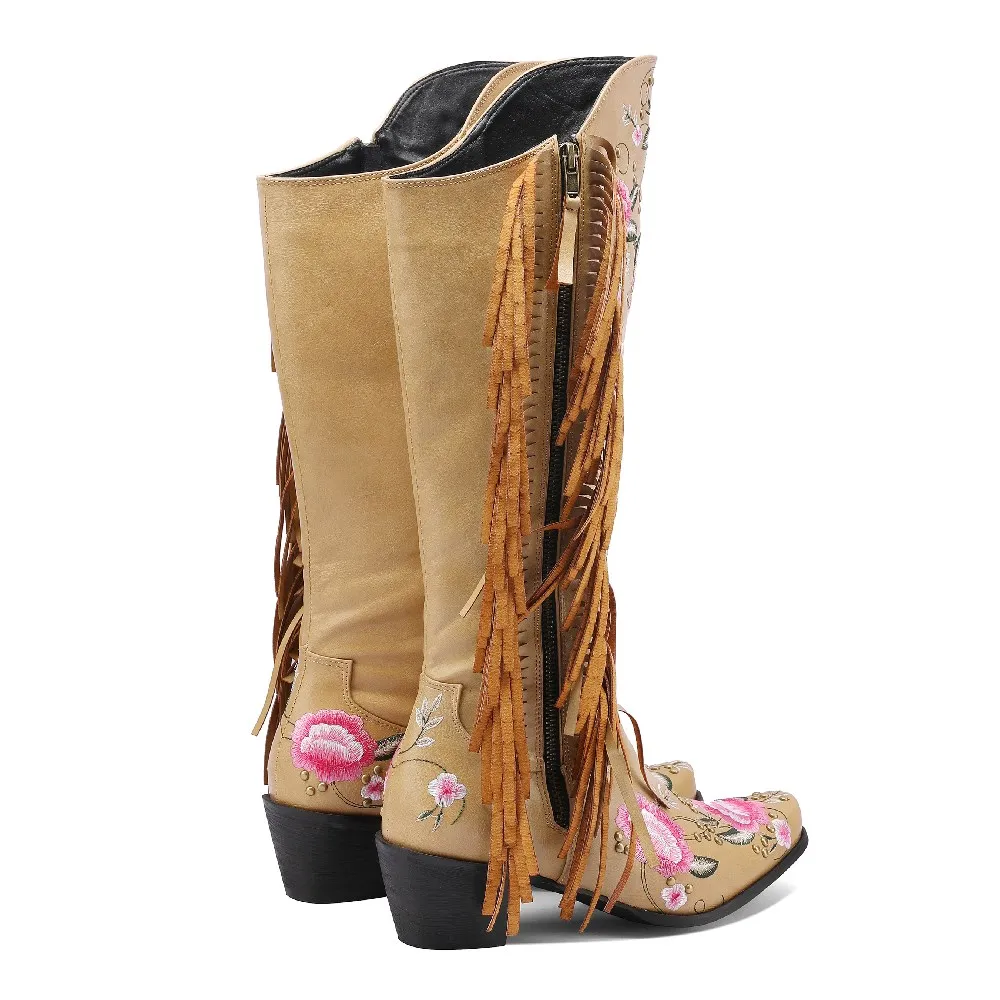 Mode Stickerei Blume Western K – Ethnic Fashion In Bewertung und Preis