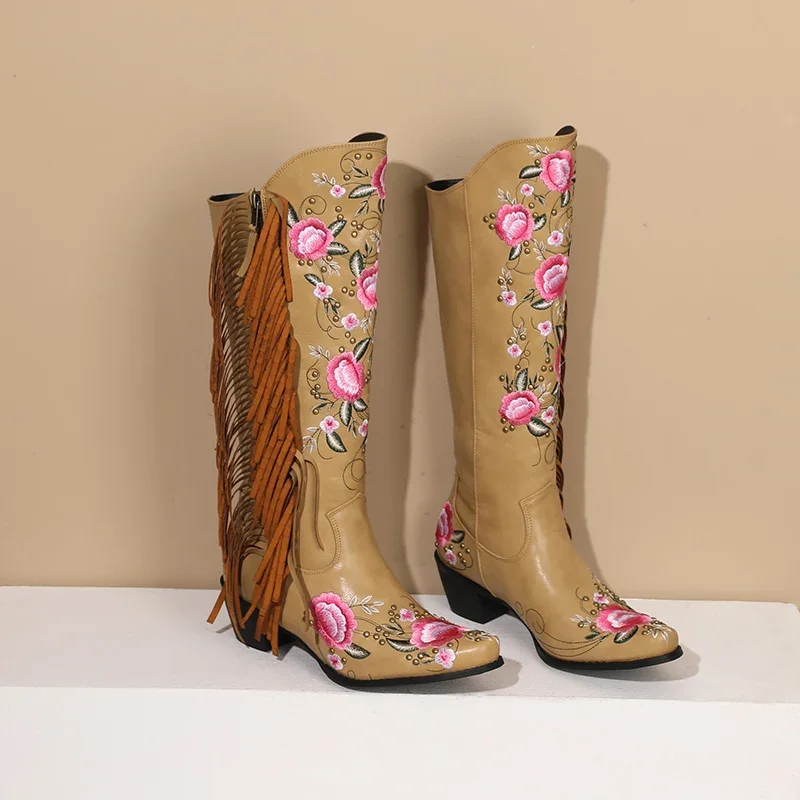 Mode Stickerei Blume Western K – Ethnic Fashion In Bewertung und Preis