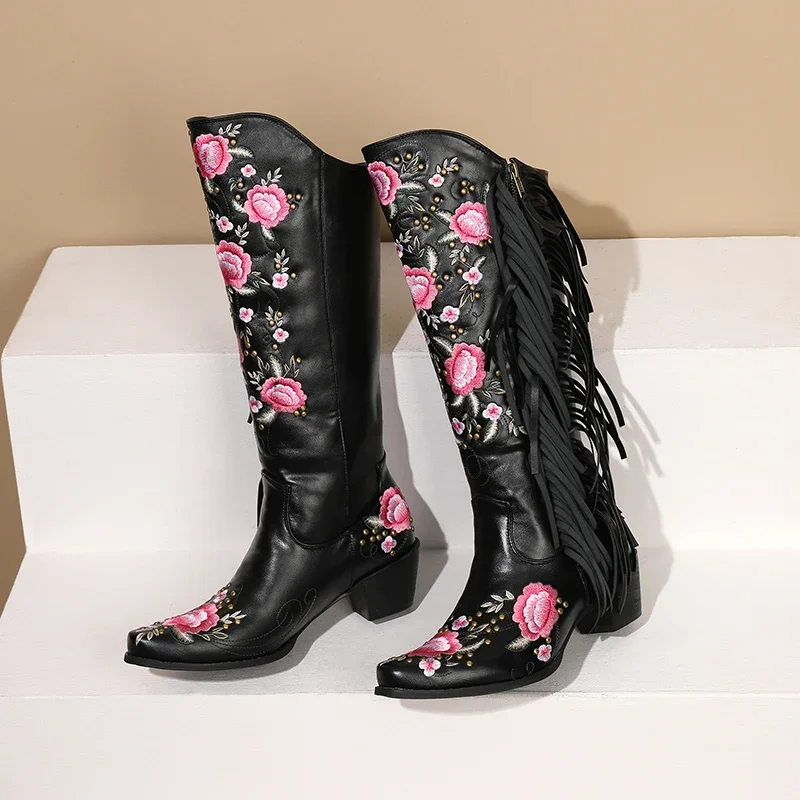Mode Stickerei Blume Western K – Ethnic Fashion In Bewertung und Preis