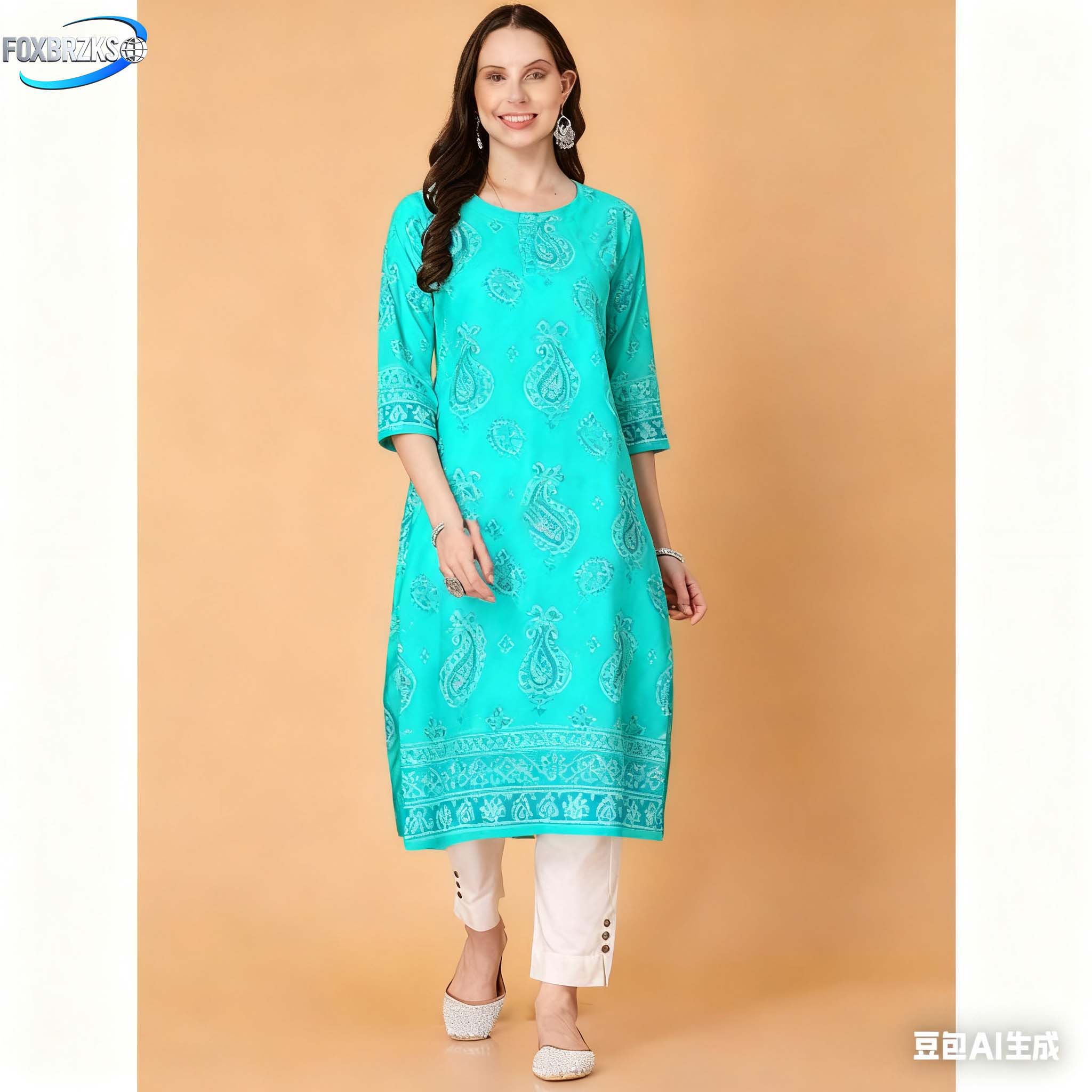 Nationaler Stil Kurt Damenmode – Ethnic Fashion Kurtis Bewertung und Preis