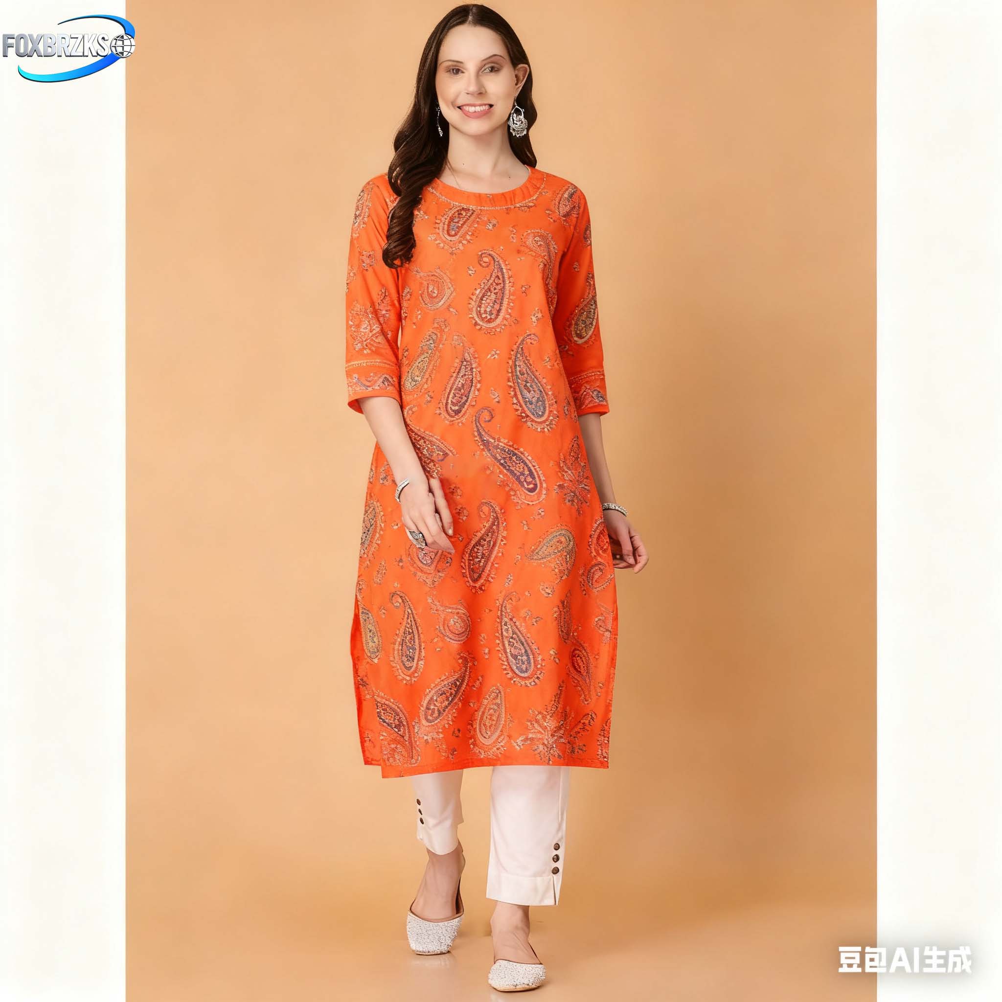 Nationaler Stil Kurt Damenmode – Ethnic Fashion Kurtis Bewertung und Preis