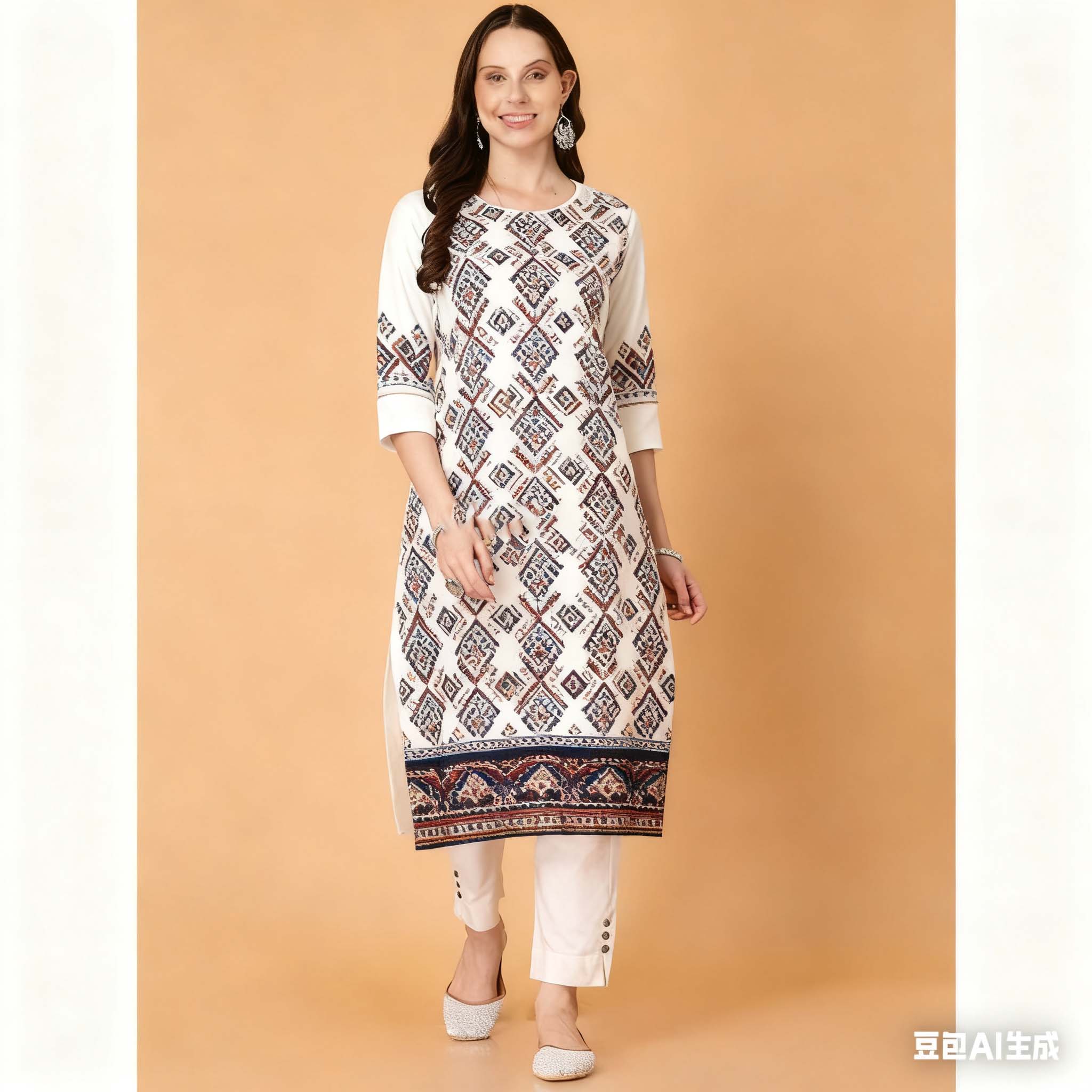 Nationaler Stil Kurt Damenmode – Ethnic Fashion Kurtis Bewertung und Preis