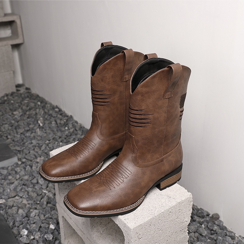 Herren Western-Cowboystiefel m – Ethnic Wear Bewertung und Preis